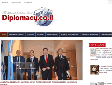 Tablet Screenshot of diplomacy.co.il